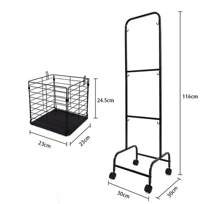 STORFEX 3-Tier Kitchen Storage Rack Removable Vegetable Cart