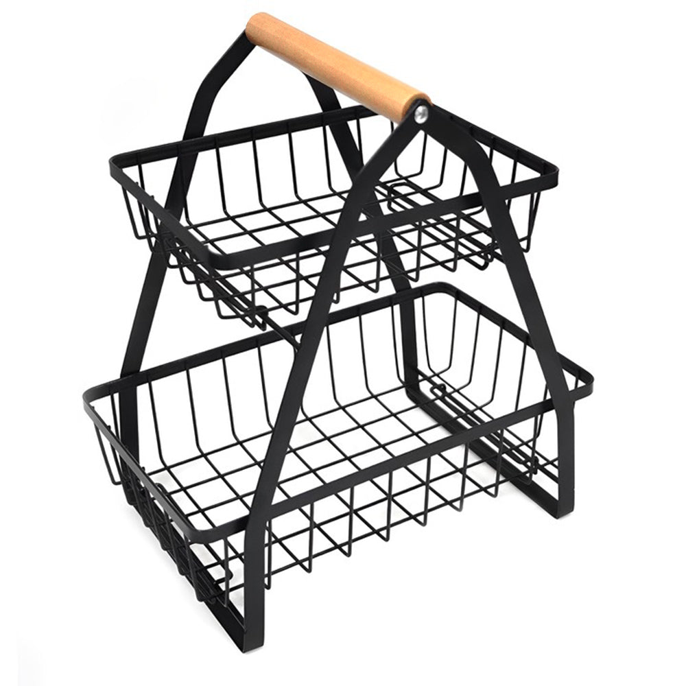 STORFEX Detachable 2 Tier Countertop Fruit Basket