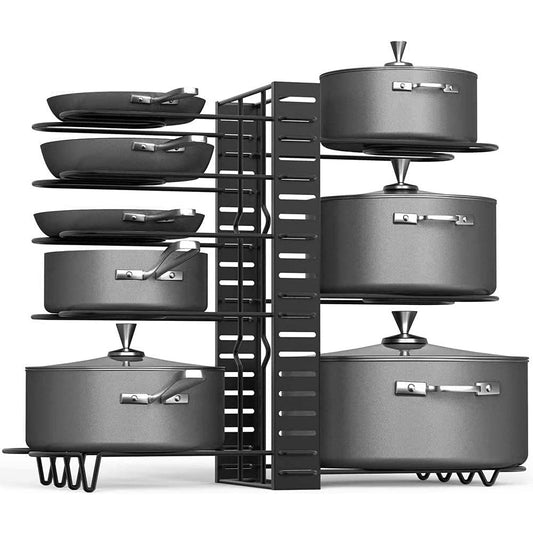 STORFEX 8 Tiers Pots and Pans Organizer