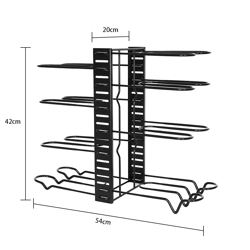 STORFEX 8 Tiers Pots and Pans Organizer