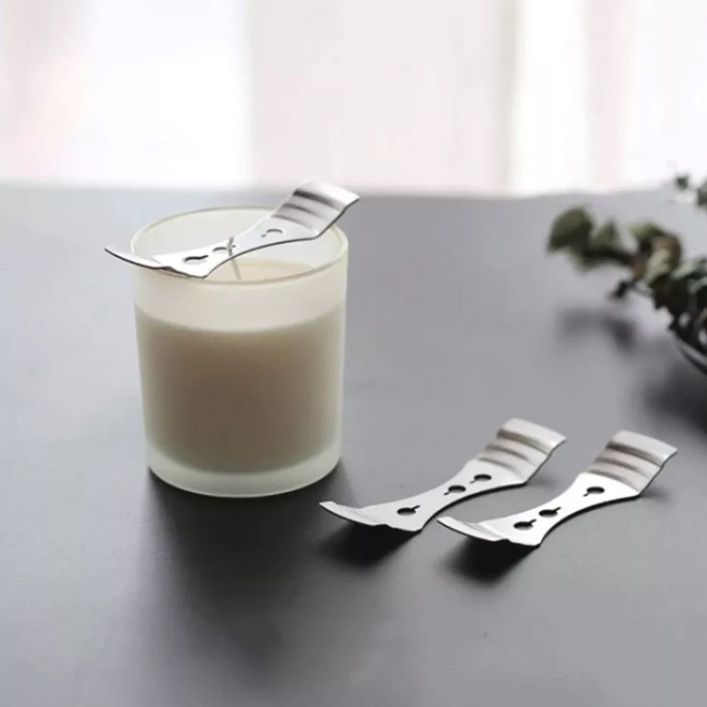 Stainless Steel Reusable Wick Holder for DIY Candle Making