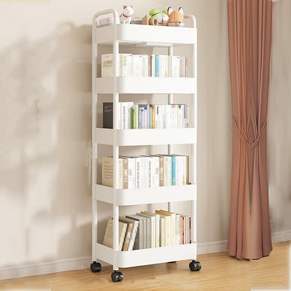 Versatile Rolling Storage Cart with Multiple Shelves and Wheels