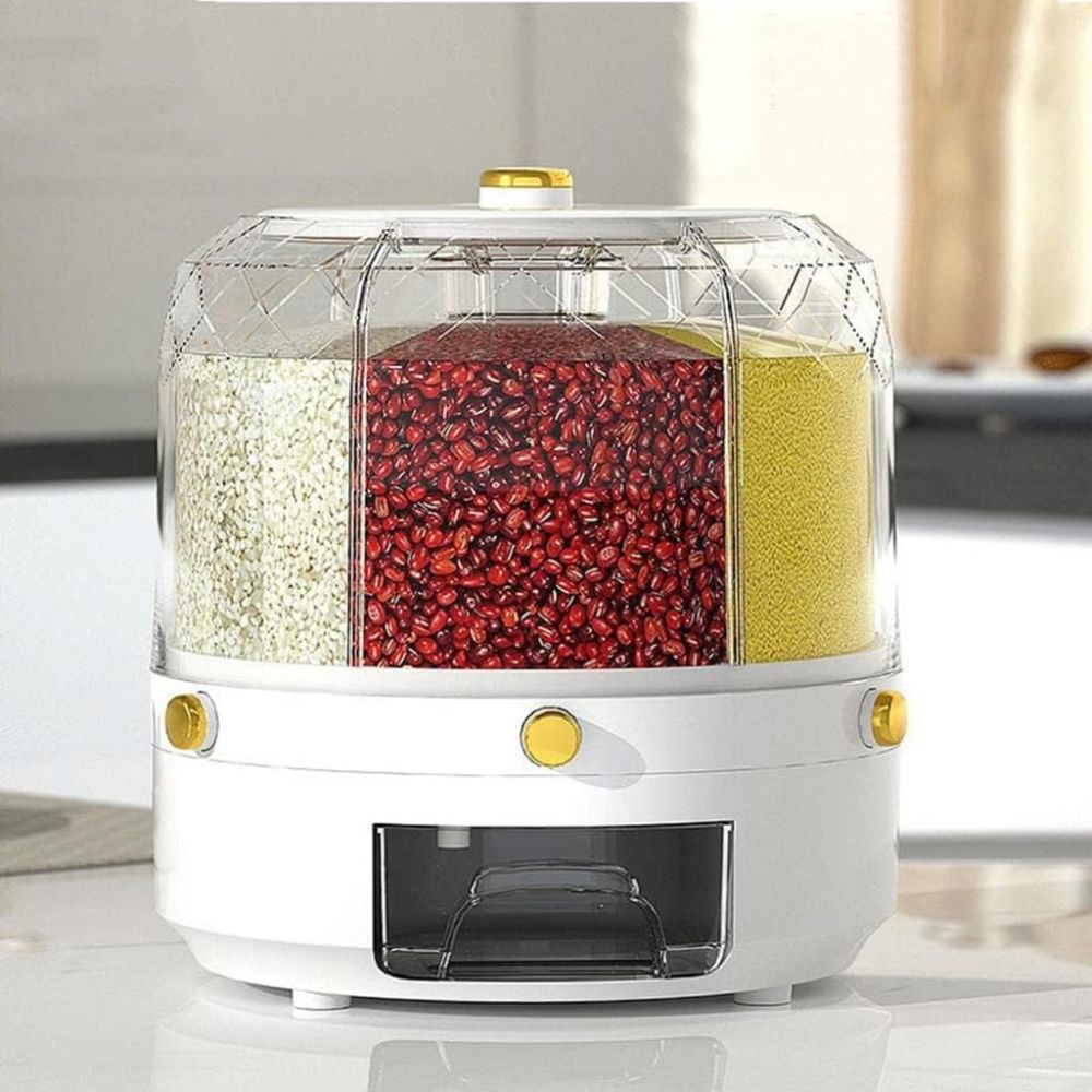 Moisture Proof 360° Rotating Rice Dispenser