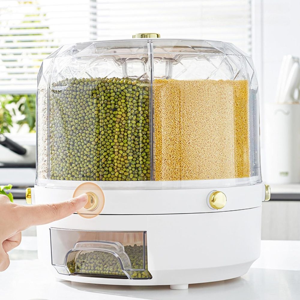 Moisture Proof 360° Rotating Rice Dispenser