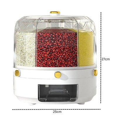 Moisture Proof 360° Rotating Rice Dispenser