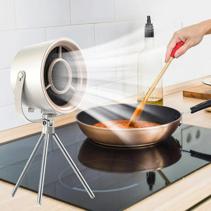 Portable Exhaust Fan Small Kitchen Hood Extractor Barbecue USB Supply Desktop Range Hoods