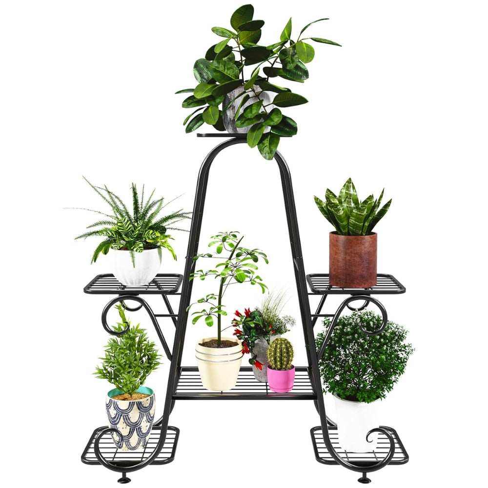 Metal Plant Stand Indoor Outdoor Flower Pot Display Rack Garden Shelf Stand Holder