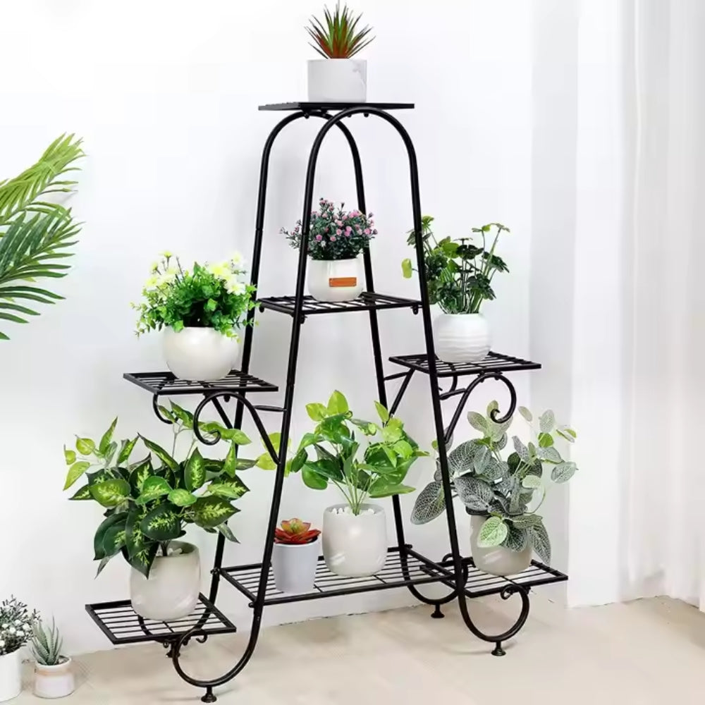 Metal Plant Stand Indoor Outdoor Flower Pot Display Rack Garden Shelf Stand Holder