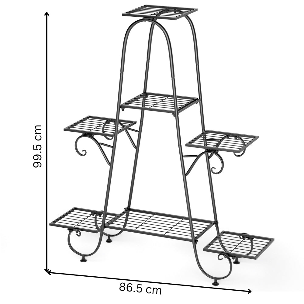 Metal Plant Stand Indoor Outdoor Flower Pot Display Rack Garden Shelf Stand Holder