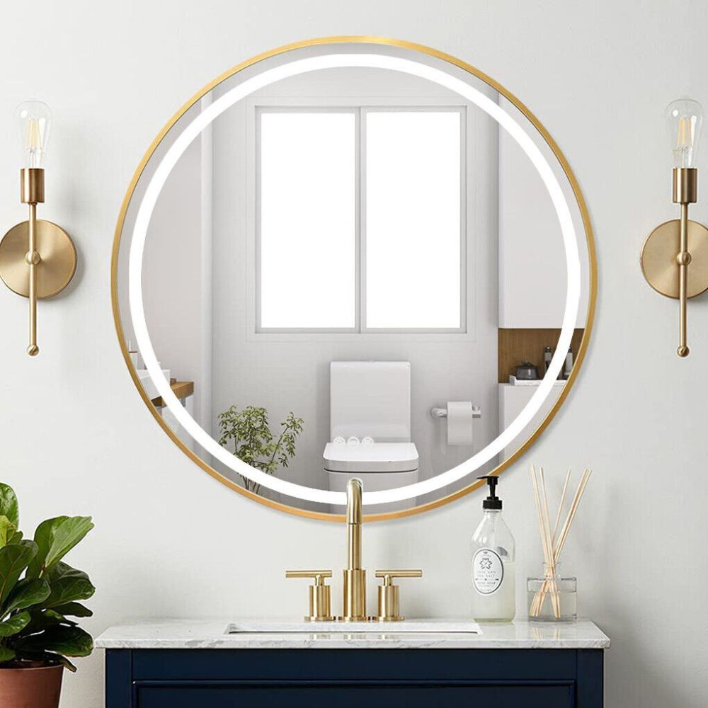 Stylish 32 LED Bathroom Mirror with Touch Sensor and Detachable Rope