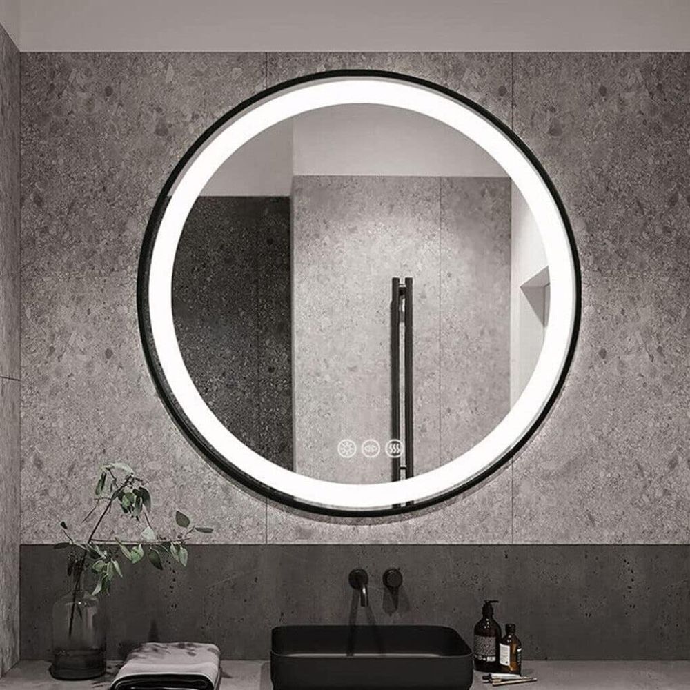 Stylish 32 LED Bathroom Mirror with Touch Sensor and Detachable Rope