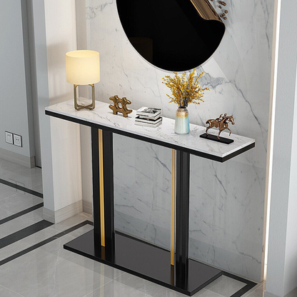 Stylish Marble Console Table for Living Room