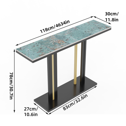 Stylish Marble Console Table for Living Room