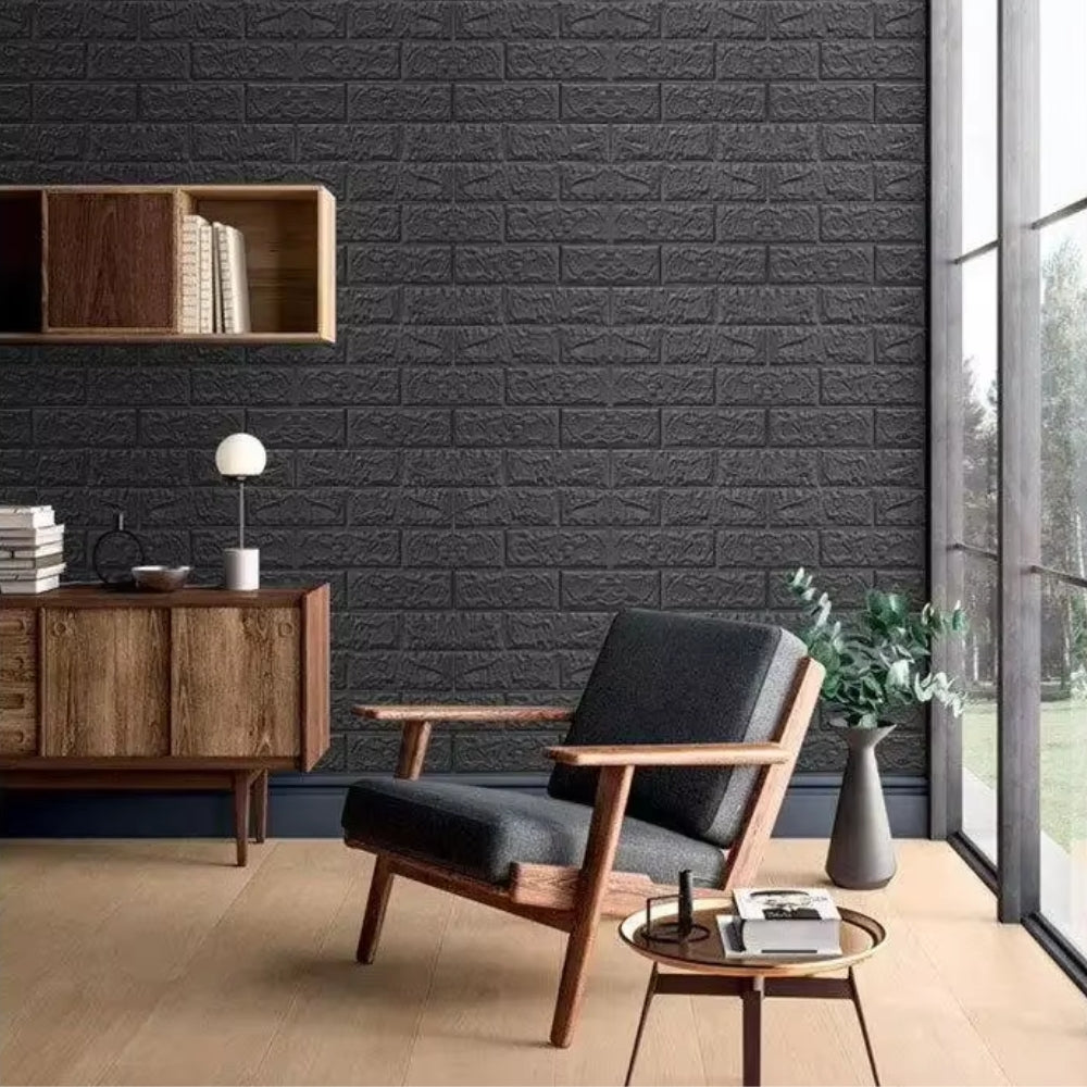 3D Wallpaper Decoration Self Adhesive Foam Brick Wallpaper