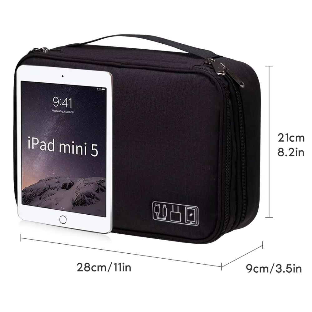 Waterproof Cable Storage Bag for Digital Devices