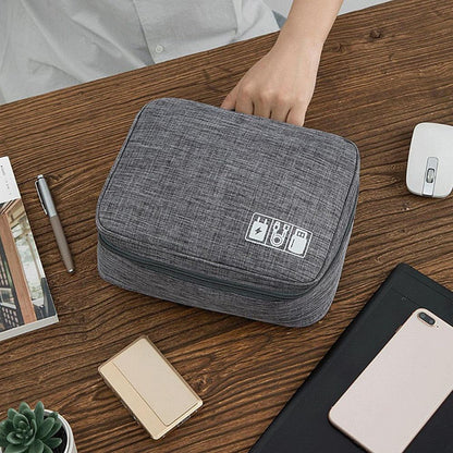 Waterproof Cable Storage Bag for Digital Devices