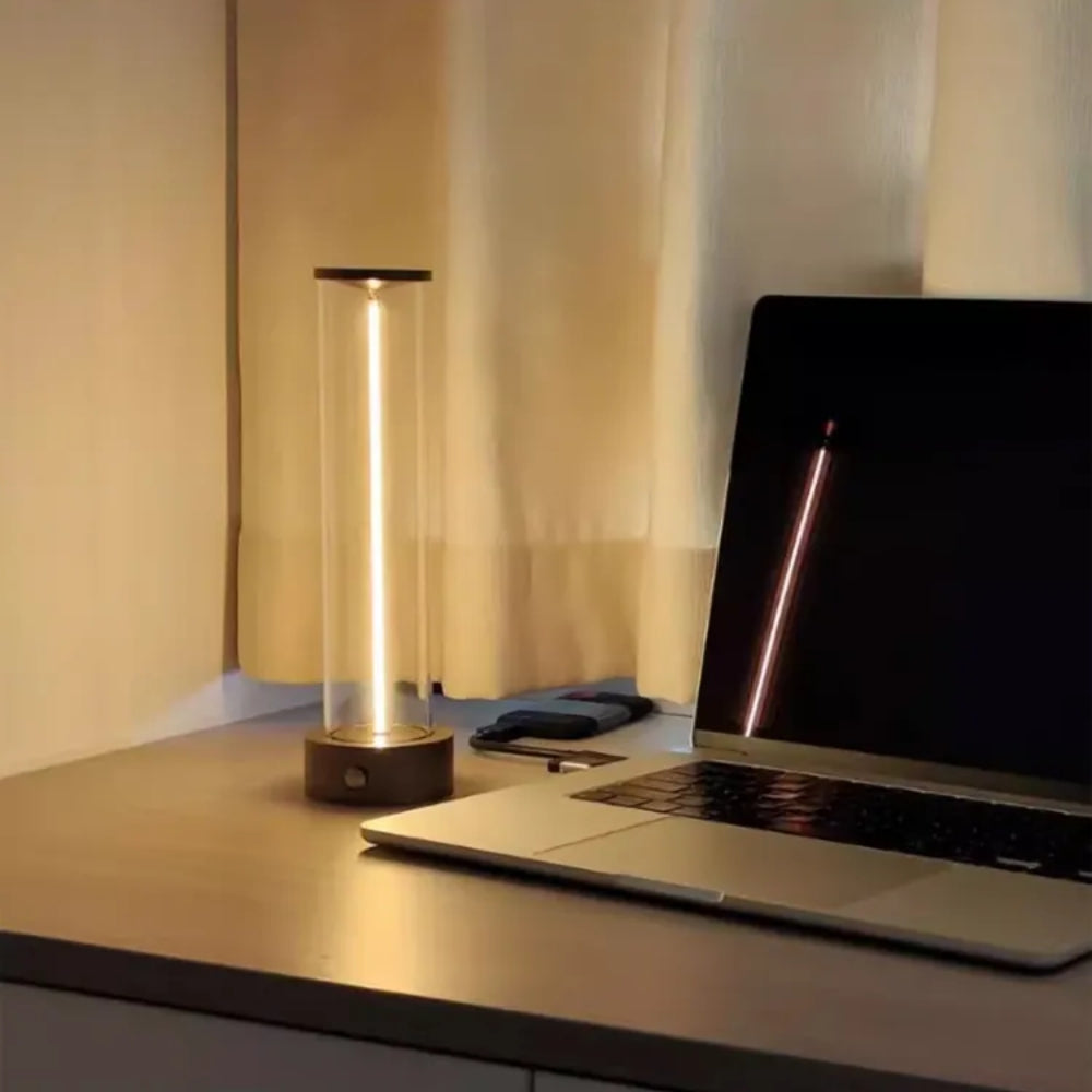 Minimalist Magnetic Lamp Touch Control Cordless Desk Lamp USB Rechargeable