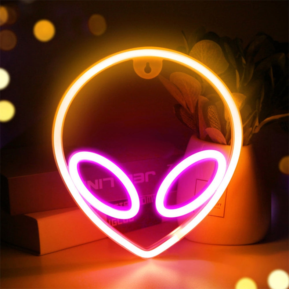 USB Battery LED Neon Lights Sign for Wall Art Decoration Hanging Neon Sign