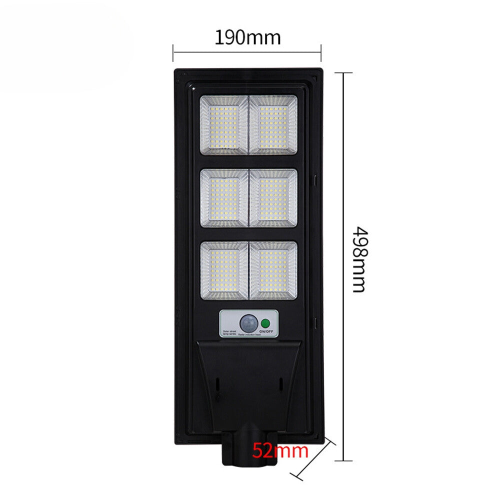 Solar Street LED Light Radar Sensor Remote Outdoor Garden Yard Flood Wall Lamp