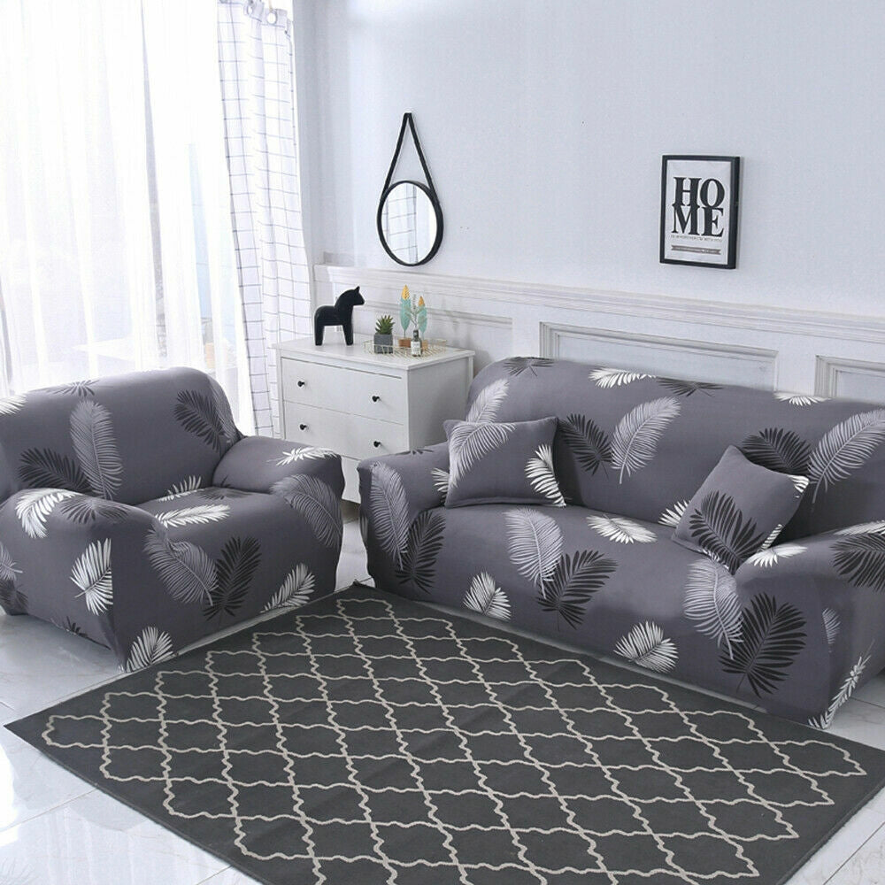 2 Seater Sofa Stretchable Non Slip Flexible Spandex Protector