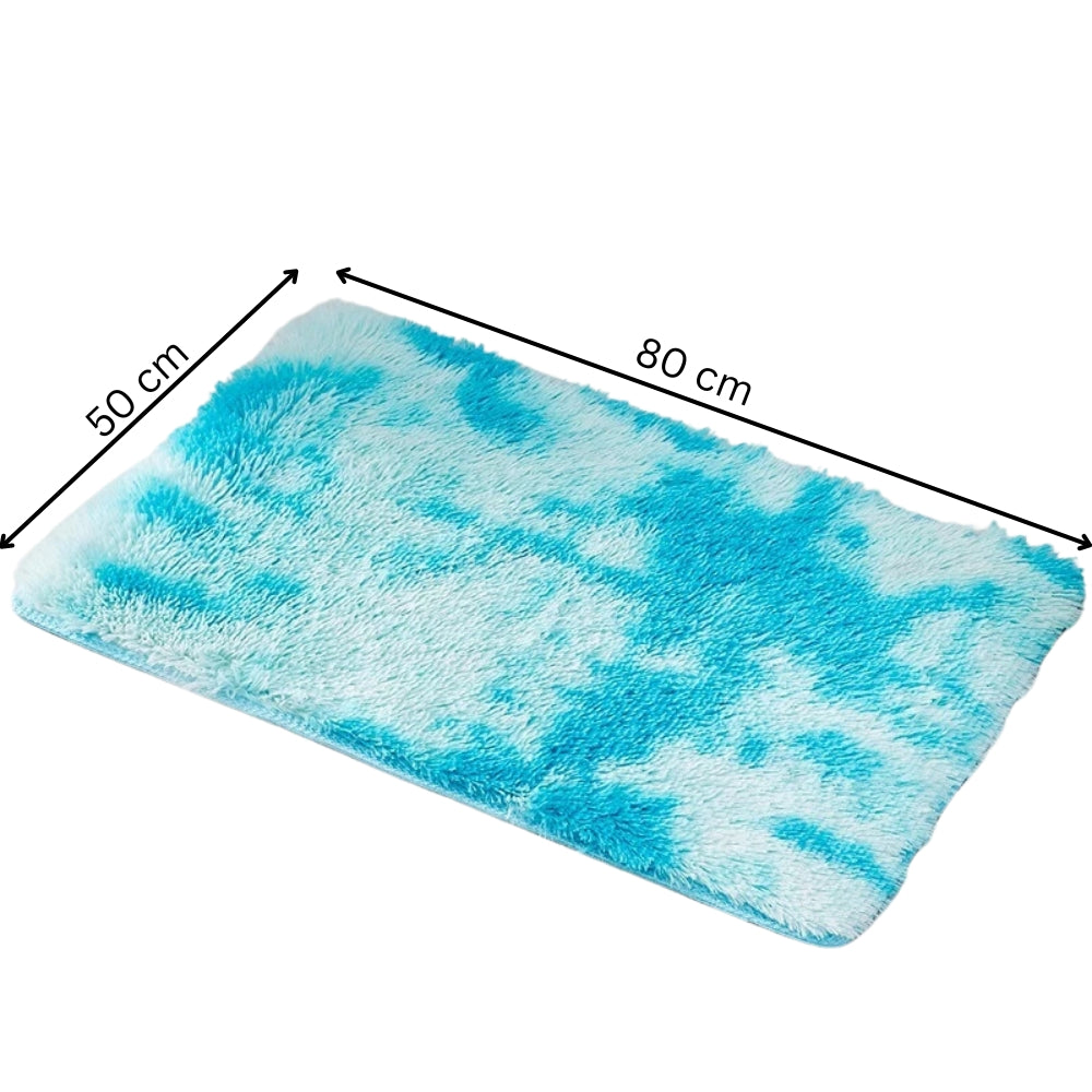 New Plush Floor Carpet Fluffy Area Rug Pad Mat Shaggy For Bedroom Living Room