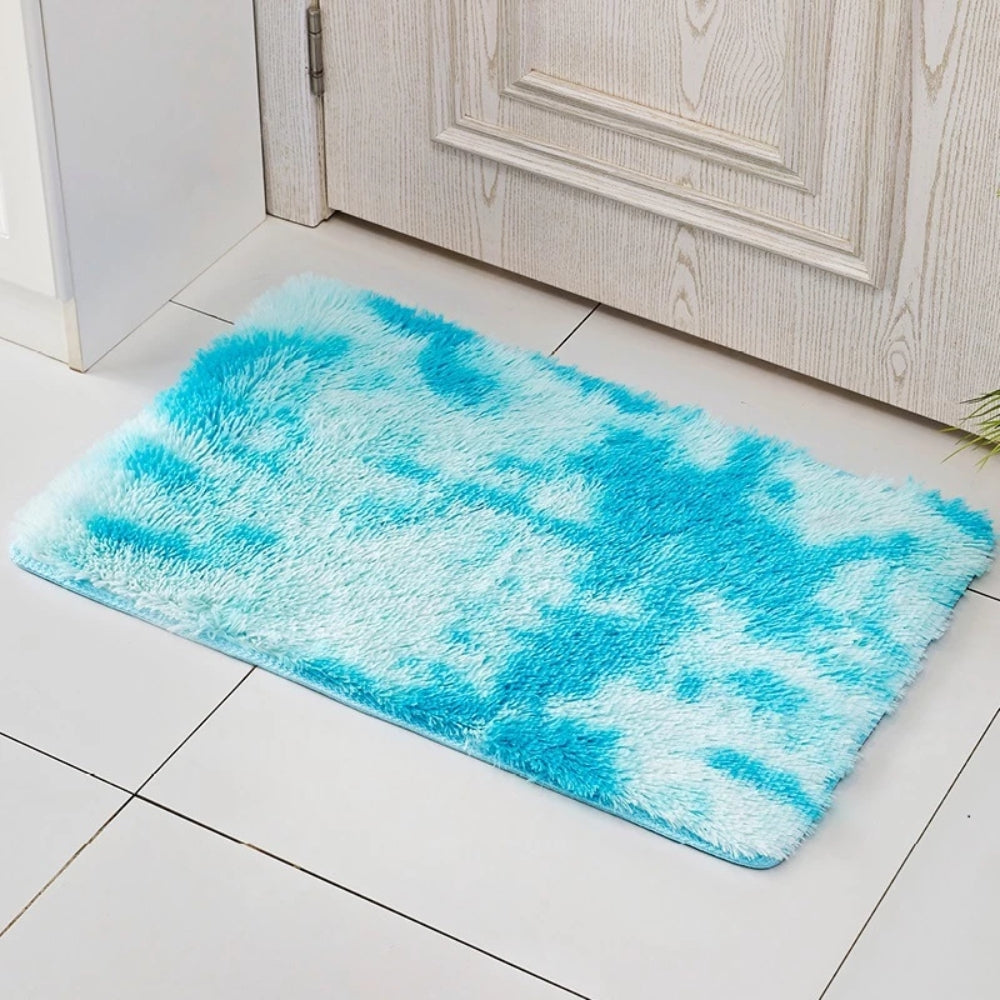 New Plush Floor Carpet Fluffy Area Rug Pad Mat Shaggy For Bedroom Living Room