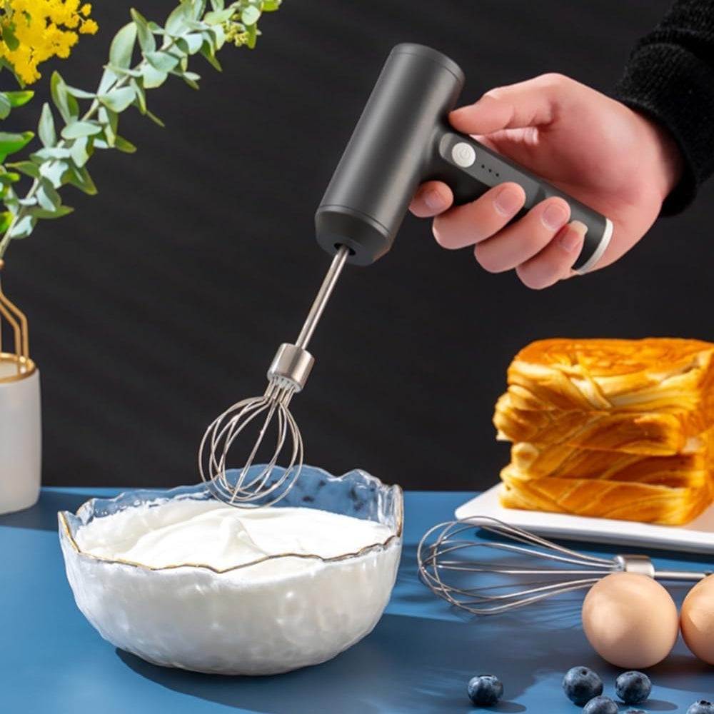 Portable Wireless 3 Speed Food Mixer