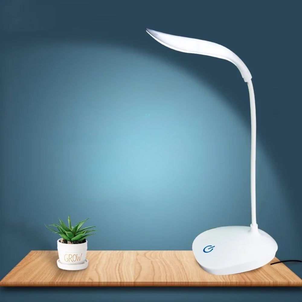 Rechargeable LED Desk Light Touch Sensor Bedside Table Reading Lamp