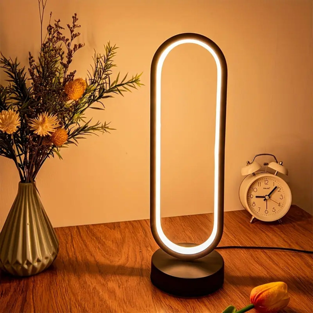 3 Color Dimmable Ring Lamp for Bedroom